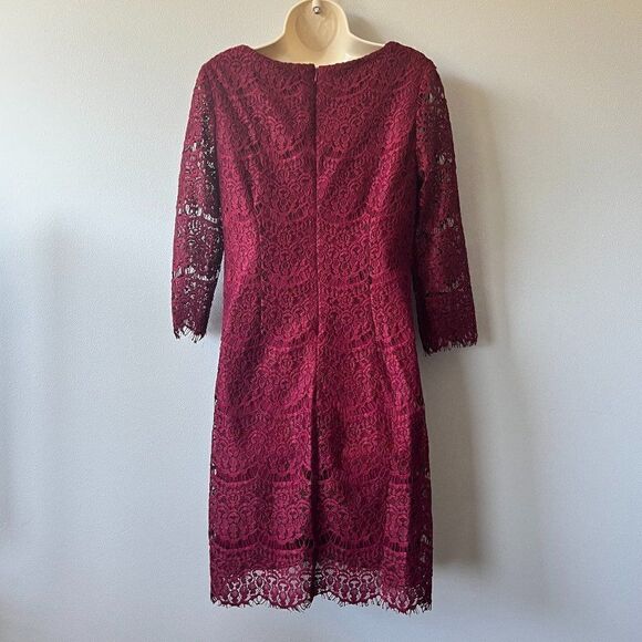 RN Studio 3/4 Sleeve Lace Dress Size 10 - Picture 4 of 7